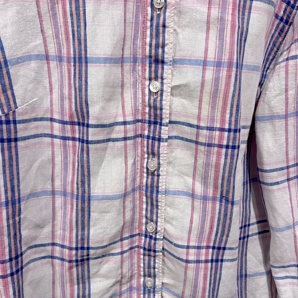 Women’s Tommy Bahama 100% Linen Long Sleeve Button Down Size Medium. - Picture 4 of 15